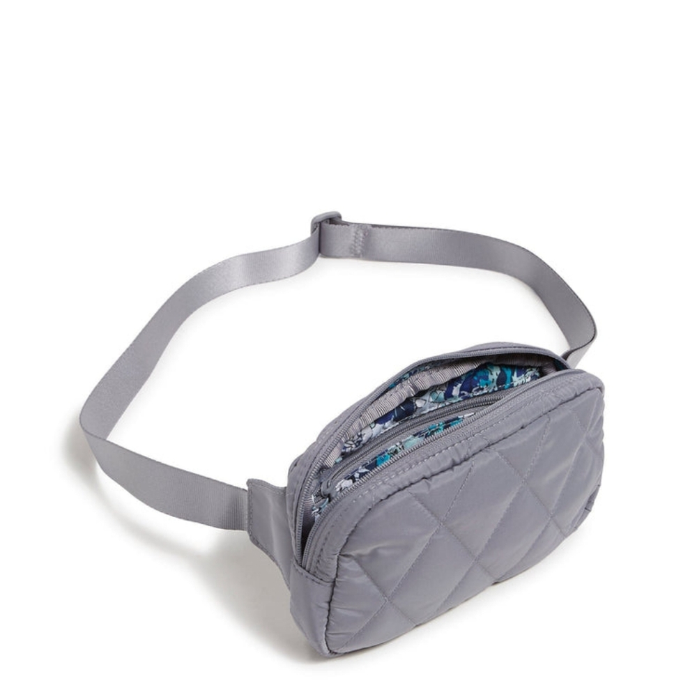 Vera Bradley Frost Gray Essential Mini Belt Bag